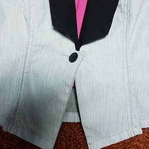 Rock & Republic whitewashed jacket sz 12